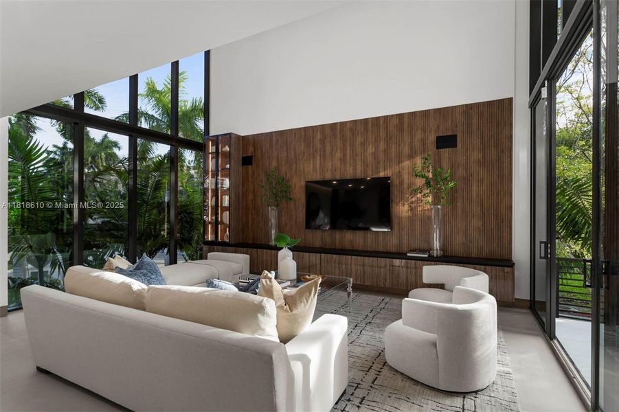 Furnished interior view inside a new home in , Miami (Image 5). Furnished interior view inside a new home in , Miami (Image 5).