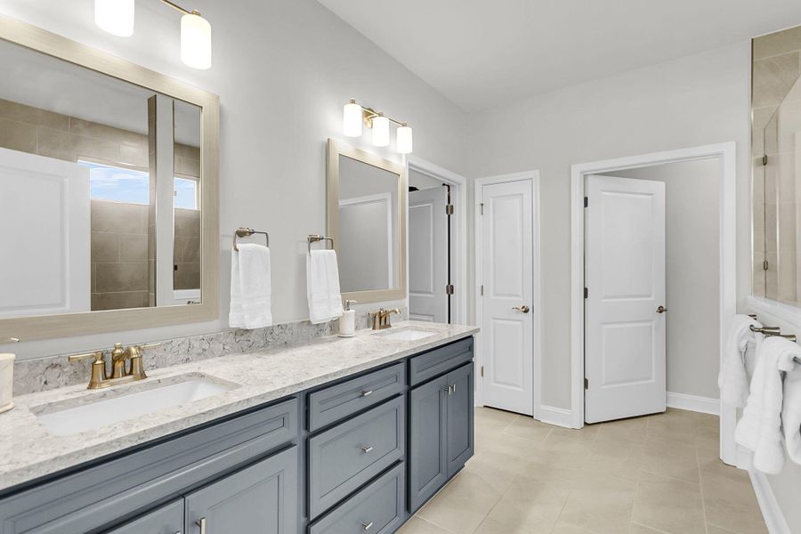 Furnished interior view inside a new home in Sea Island Preserve, Johns Island (Image 17).