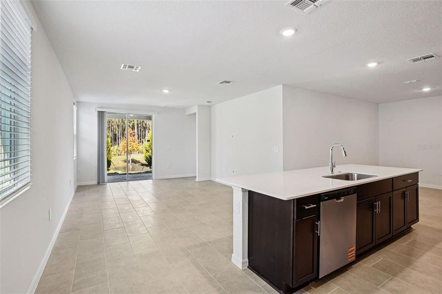 Furnished interior view inside a new home in Ridgehaven - Villas, Ormond Beach (Image 12).