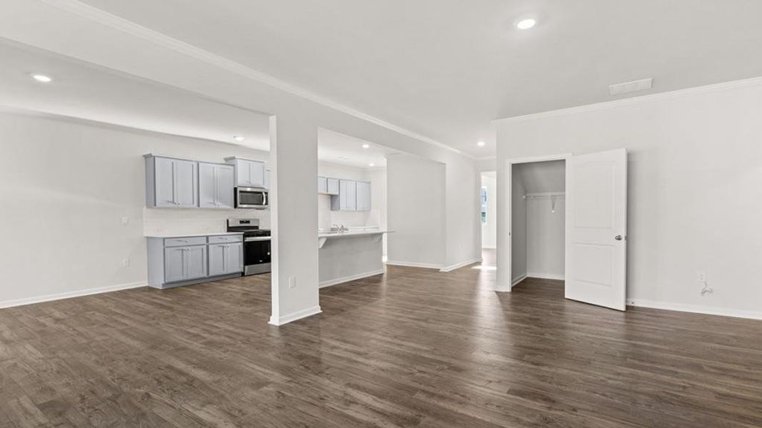 Spacious, unfurnished interior of a new home in Liberty Crossing, Braselton (Image 12).