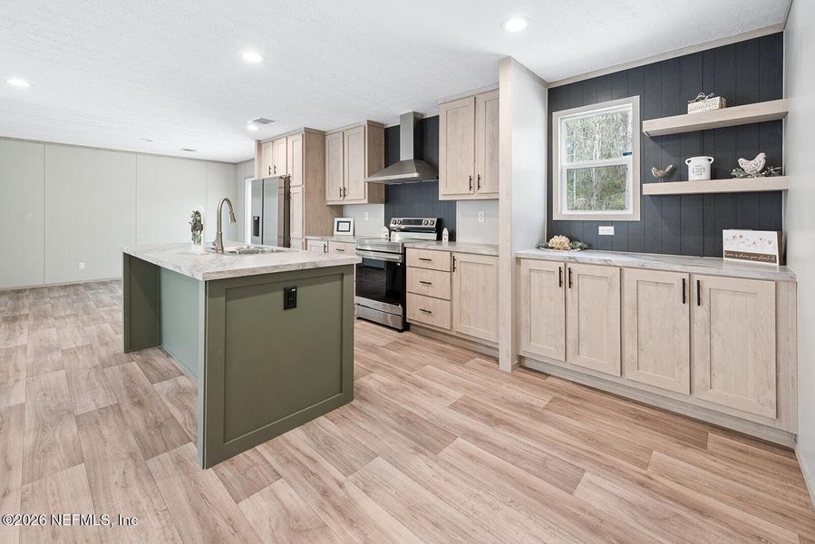 Furnished interior view inside a new home in , Lake Butler (Image 10).