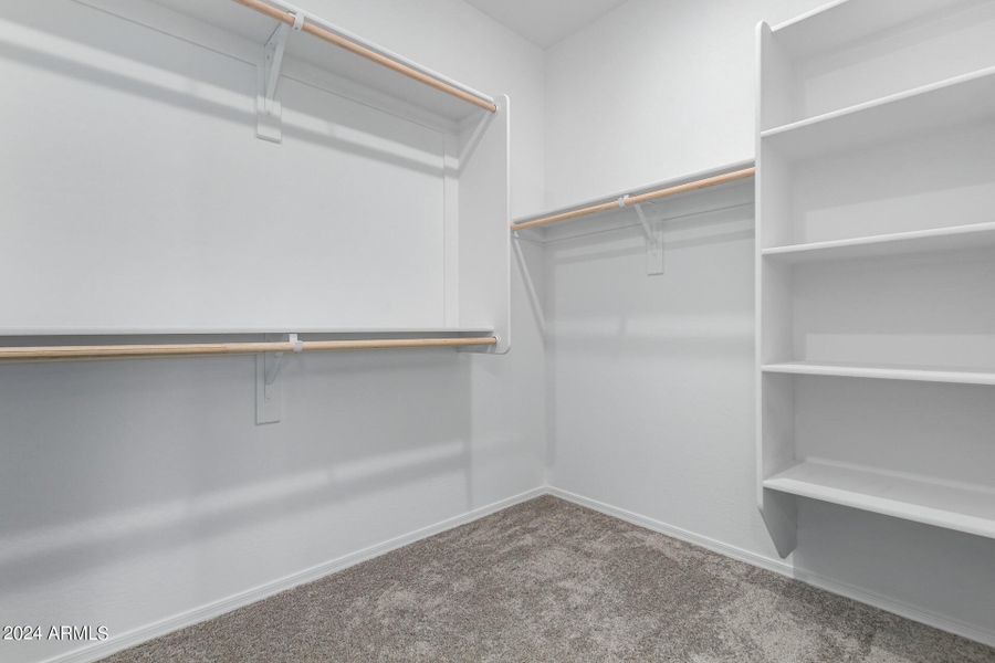 Primary walk-in closet