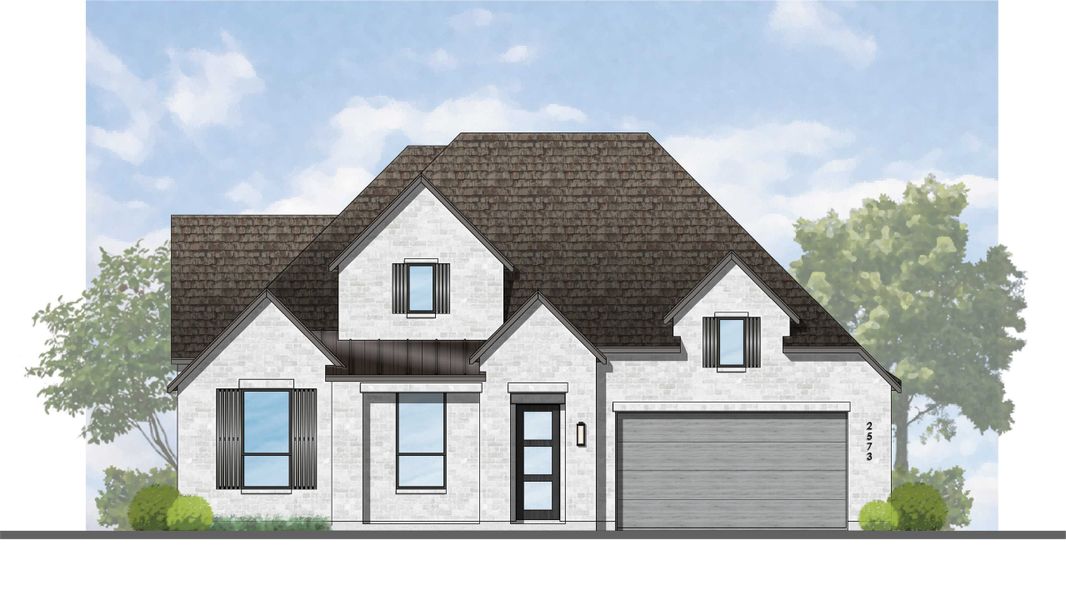 Representative rendering of the exterior for the Appleton Plan by Highland Homes (Image 21). Representative rendering of the exterior for the Appleton Plan by Highland Homes (Image 21).