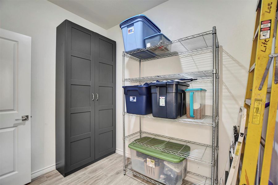 Flex room off the primary bedroom - study, storage, workout room.