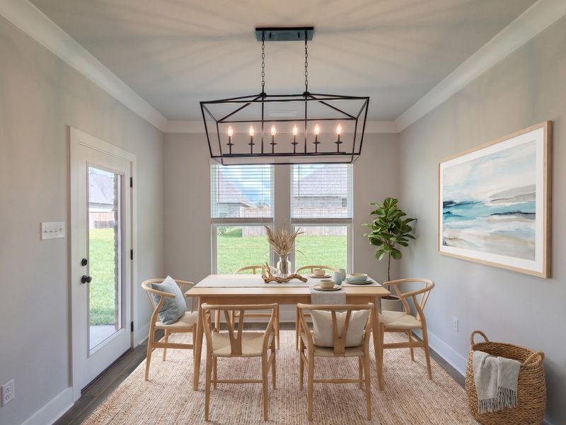 Furnished interior view inside a new home in Natureview, Freeport (Image 6).