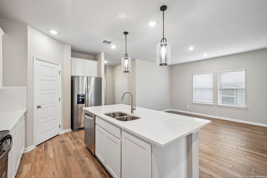 Furnished interior view inside a new home in Royal Crest, San Antonio (Image 13).