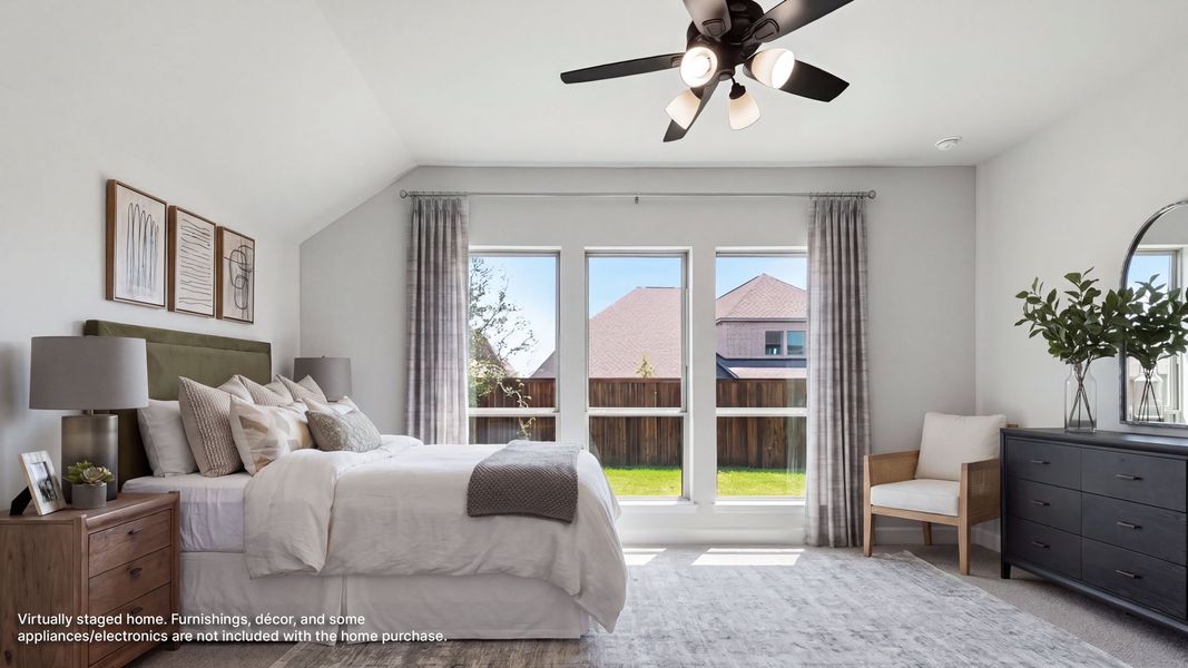Furnished interior view inside a new home in Eliana, McKinney (Image 10).