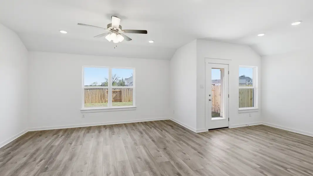 Furnished interior view inside a new home in Infinity Square, Kyle (Image 21).