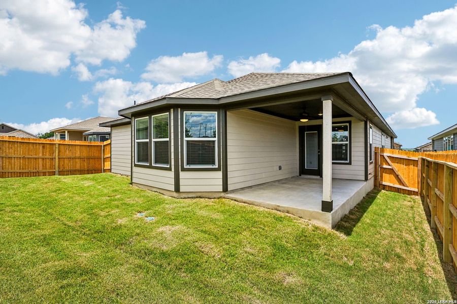 Exterior details and patio area of a home in Stetson Ridge, Marion (Image 3).
