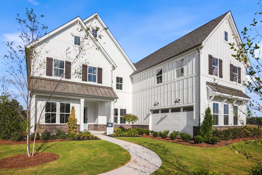 Representative exterior photo of a completed home built from the Stonegate by Pulte Homes in The Retreat at Carolina Ridge, Harrisburg, NC (Image 31). Representative exterior photo of a completed home built from the Stonegate by Pulte Homes in The Retreat at Carolina Ridge, Harrisburg, NC (Image 31).