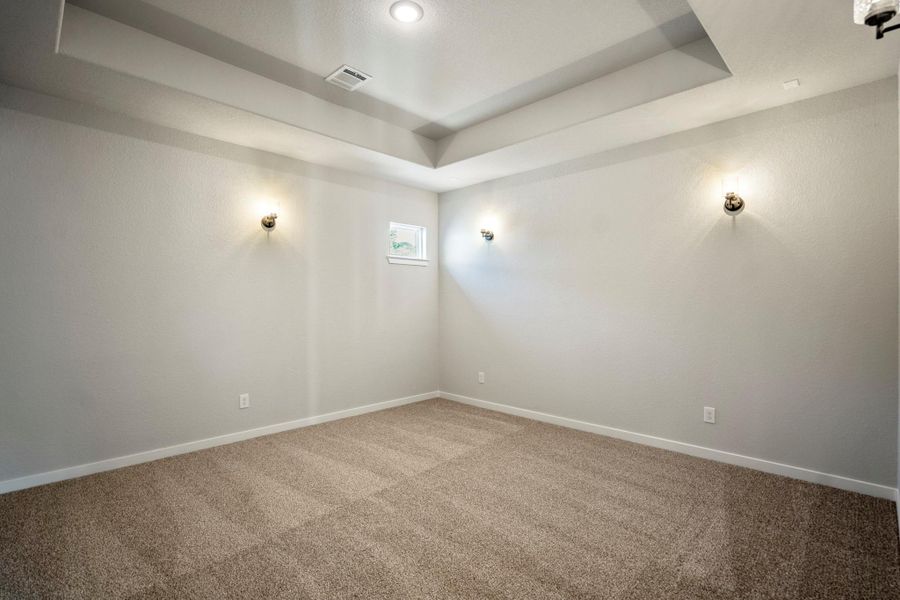 Spacious, unfurnished interior of a new home in Artavia 70′ Lots, Conroe (Image 36).