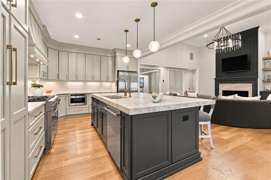 Furnished interior view inside a new home in , Newnan (Image 7).