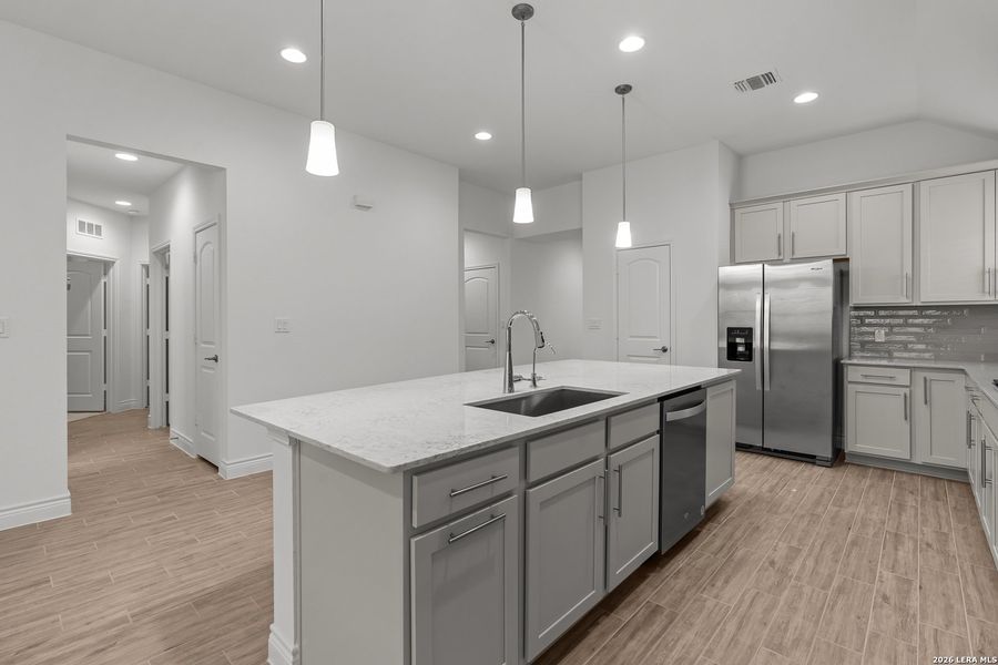 Furnished interior view inside a new home in Legacy at Lake Dunlap, New Braunfels (Image 10).
