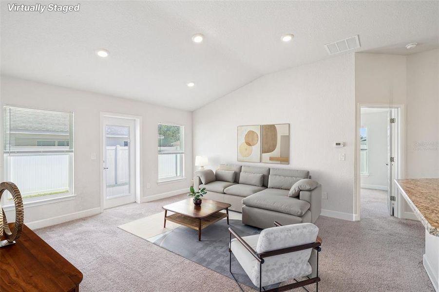 Furnished interior view inside a new home in , Ocala (Image 12).