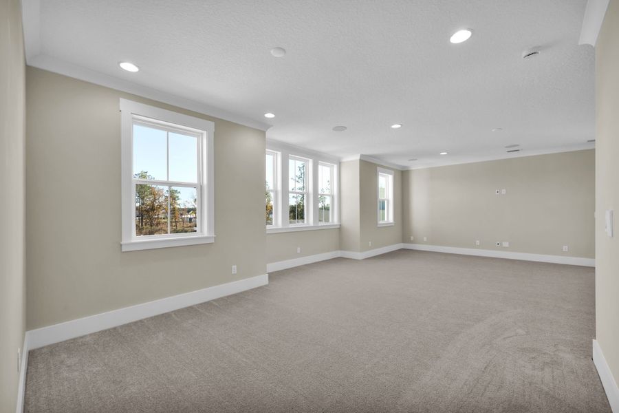 Representative unfurnished interior of a home built from the Seaside by Riverside Homes in Hidden Creek at SilverLeaf, St. Augustine (Image 101). Representative unfurnished interior of a home built from the Seaside by Riverside Homes in Hidden Creek at SilverLeaf, St. Augustine (Image 101).