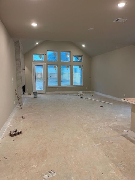 In-progress construction of a new home in Clopton Farms, Montgomery, TX (Image 4).