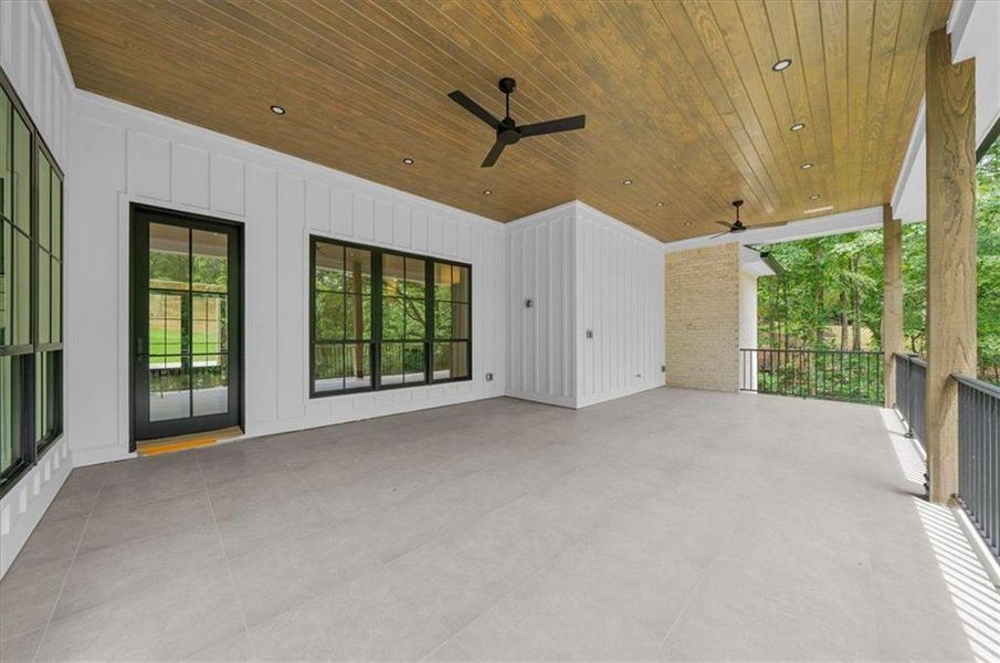 Exterior details and patio area of a home in , Cumming (Image 32).