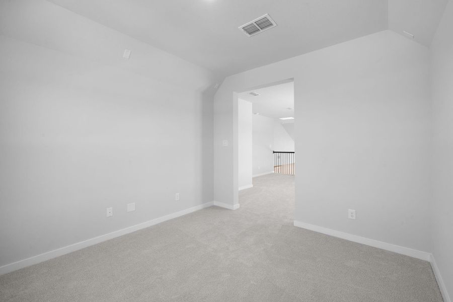 Spacious, unfurnished interior of a new home in Bridgeland 45', 50', 70', Cypress (Image 10). Spacious, unfurnished interior of a new home in Bridgeland 45', 50', 70', Cypress (Image 10).