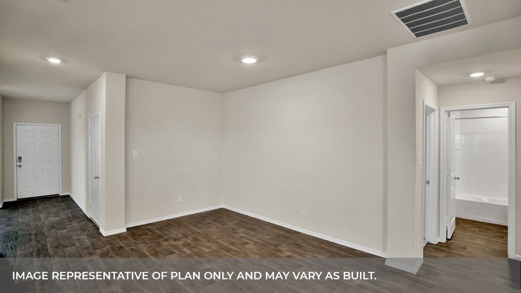 Spacious, unfurnished interior of a new home in Navarro Fields, Seguin (Image 16). Spacious, unfurnished interior of a new home in Navarro Fields, Seguin (Image 16).