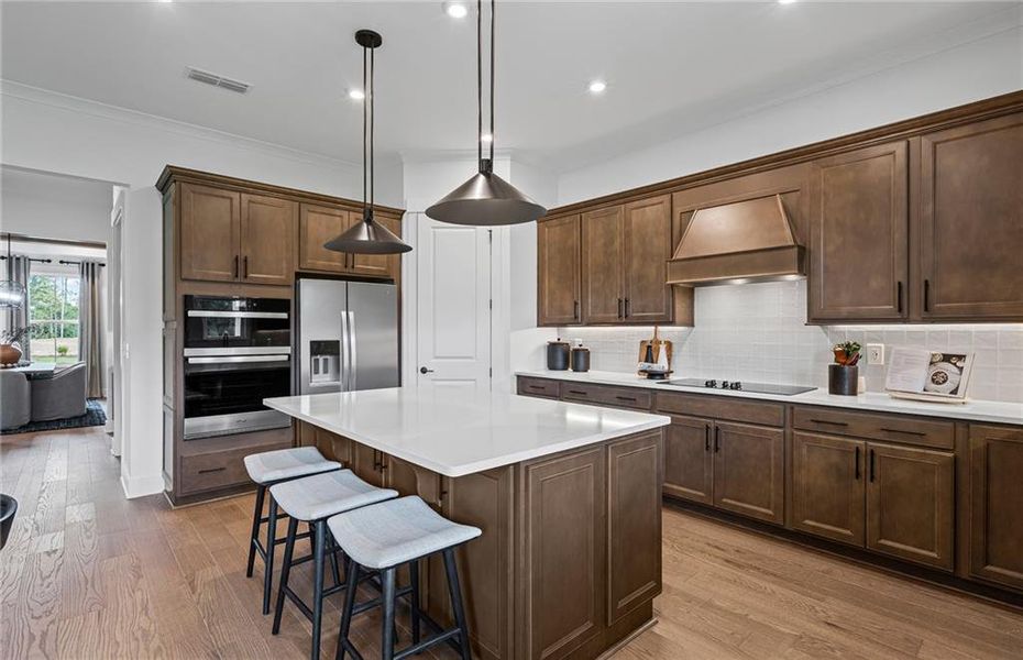 Furnished interior view inside a new home in Traditions of Braselton, Jefferson (Image 19).