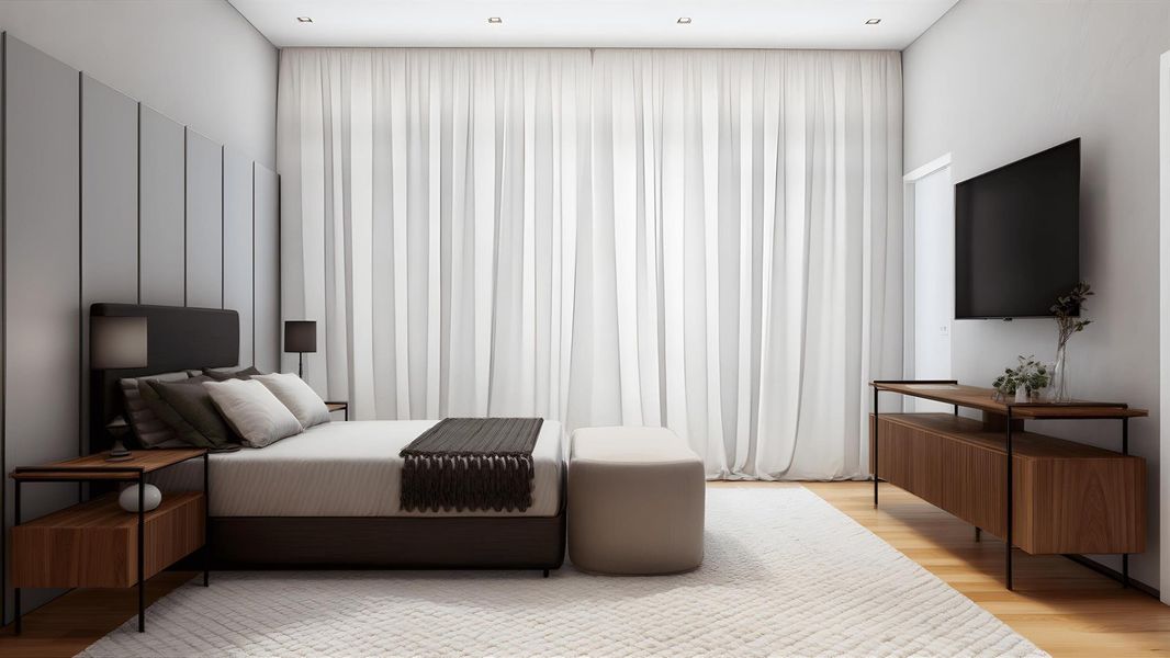 Furnished interior view inside a new home in , Delray Beach (Image 16).