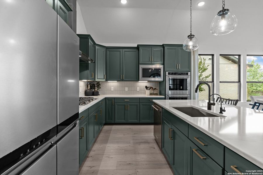 Furnished interior view inside a new home in Bison Ridge, San Antonio (Image 2).
