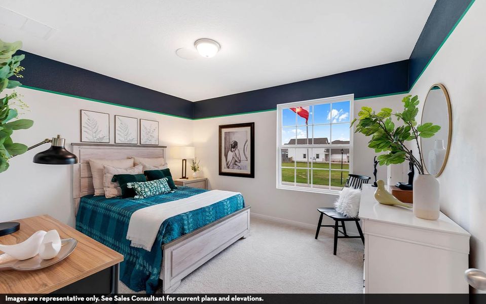 Furnished interior view inside a new home in Sweetgrass Village, Crosby (Image 20).