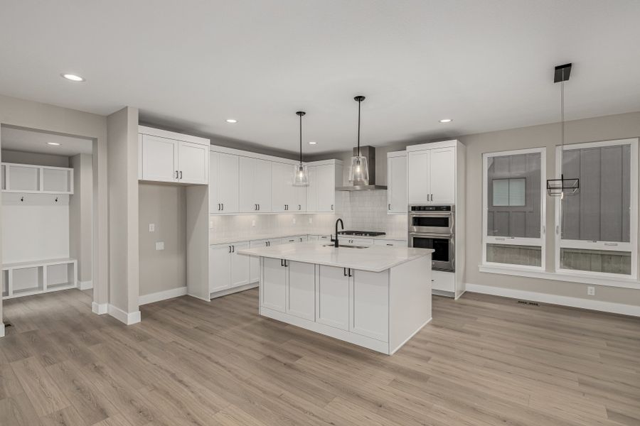 Furnished interior view inside a new home in West Grange, Longmont (Image 9).