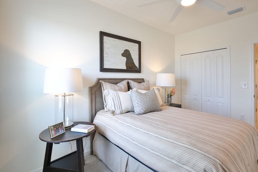 Representative furnished interior of a home built from the Morgan by Neal Communities in SkySail, Naples (Image 6).