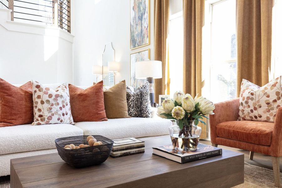 Representative Family Room - some options shown