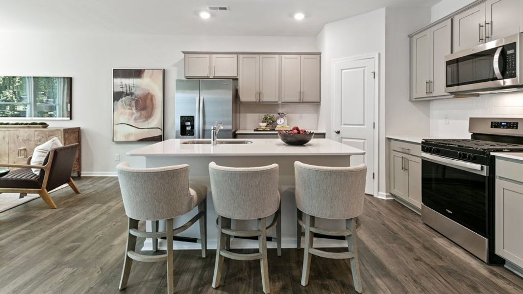 Furnished interior view inside a new home in Chapel Townes, Raleigh (Image 6).