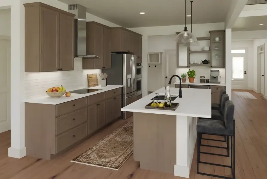 Furnished interior view inside a new home in Stonehaven, Winder (Image 21).