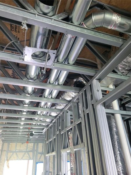 In-progress construction of a new home in , Houston, TX (Image 2).