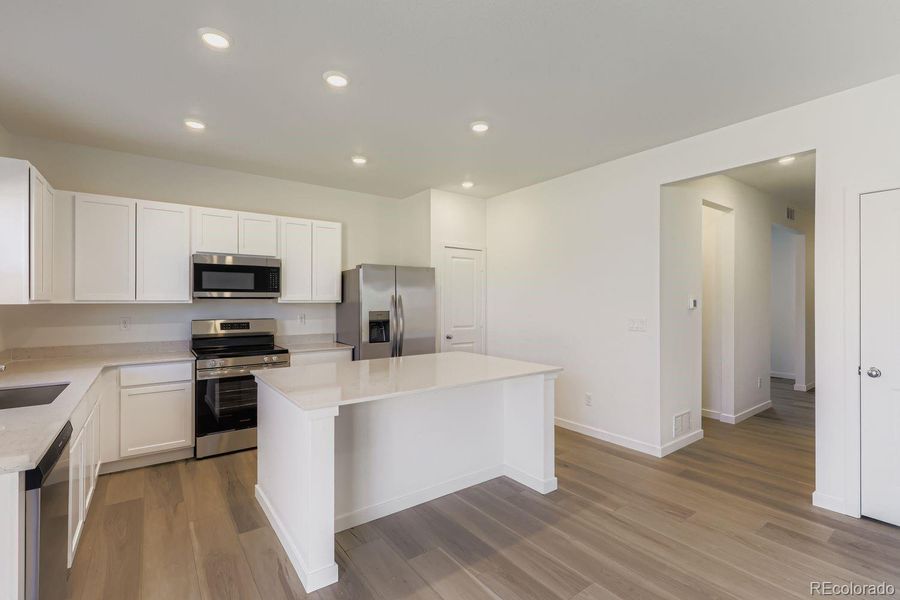 Furnished interior view inside a new home in Eastcreek Farm: The Camden Collection, Thornton (Image 4).