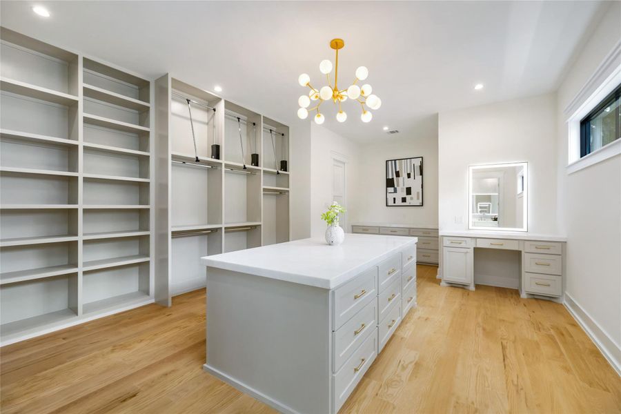 Furnished interior view inside a new home in , Houston (Image 35).
