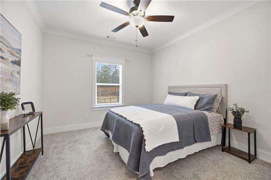 Furnished interior view inside a new home in , Dallas (Image 32).