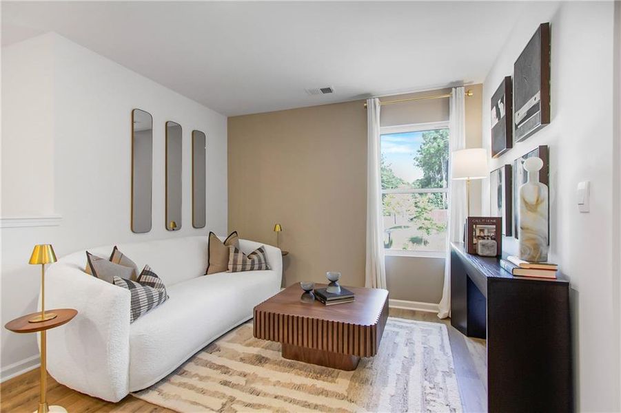 Furnished interior view inside a new home in Harvest Park, Decatur (Image 18).