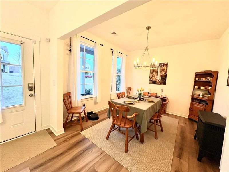 Furnished interior view inside a new home in , Toccoa (Image 41).