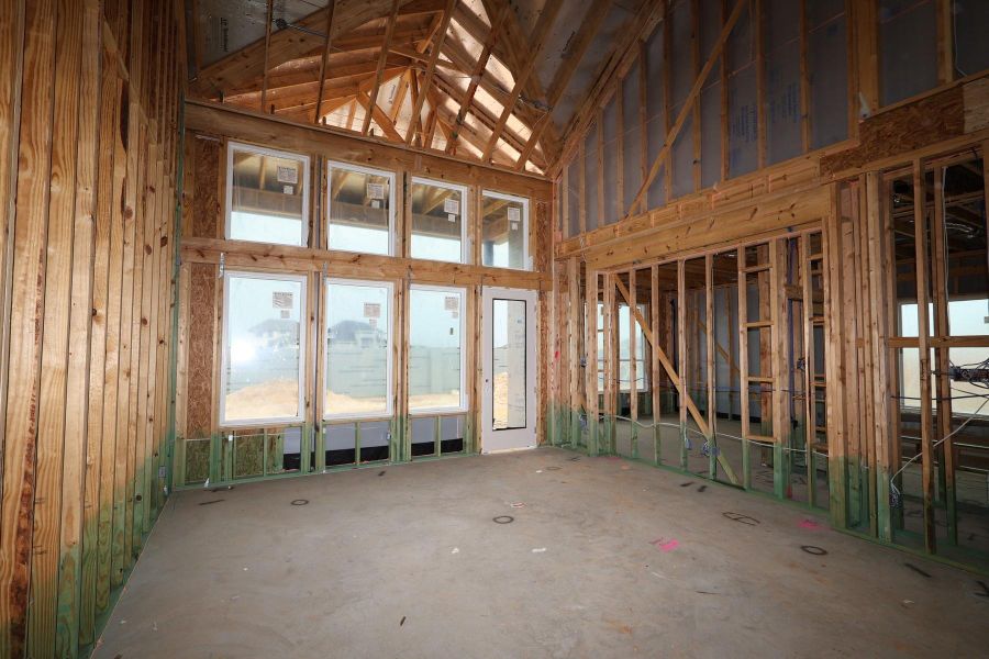 In-progress construction of a new home in Jubilee 50′, Hockley, TX (Image 21).
