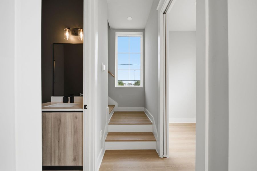 Furnished interior view inside a new home in , Houston (Image 35).
