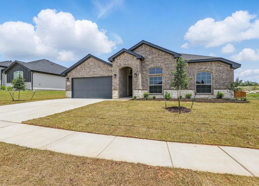 Representative exterior photo of a completed home built from the McKinley I by Cheldan Homes in Terra Vista, Springtown, TX (Image 24).