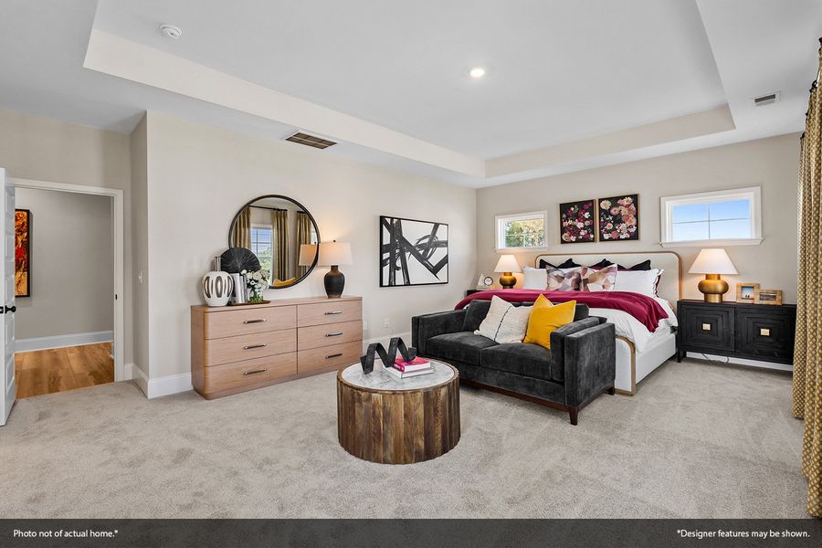 Furnished interior view inside a new home in Sweetbrier, Durham (Image 18).