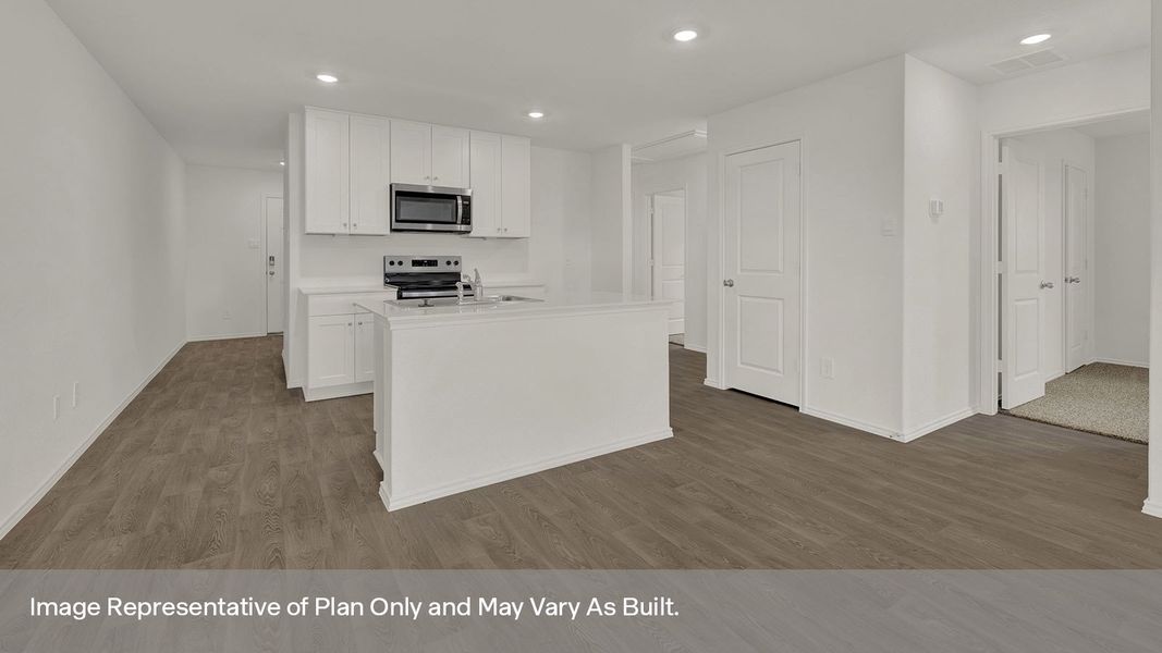 Furnished interior view inside a new home in Lantana, Lockhart (Image 5).