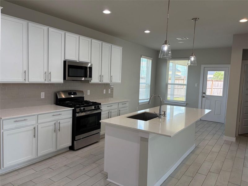 Furnished interior view inside a new home in Morton Creek Ranch, Katy (Image 6).