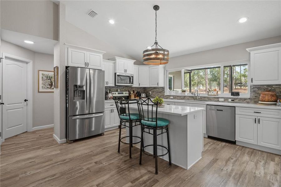 Furnished interior view inside a new home in , Dunnellon (Image 16).
