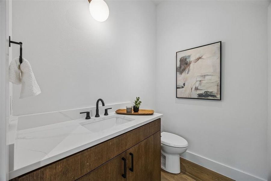 Furnished interior view inside a new home in , Dallas (Image 29).