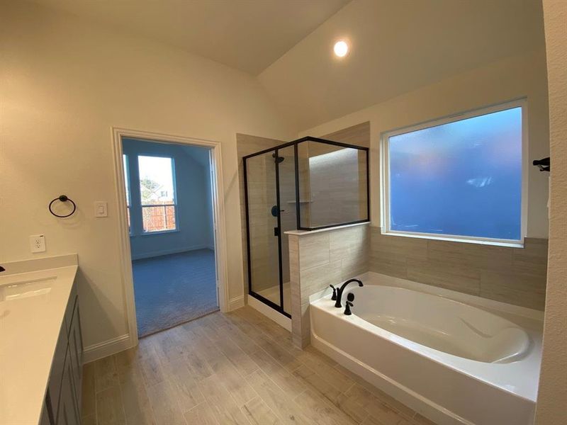 Furnished interior view inside a new home in Mercer Meadows, Royse City (Image 4).