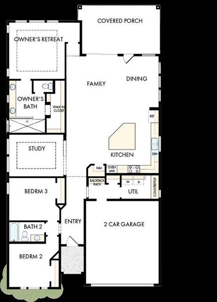 View of room layout
