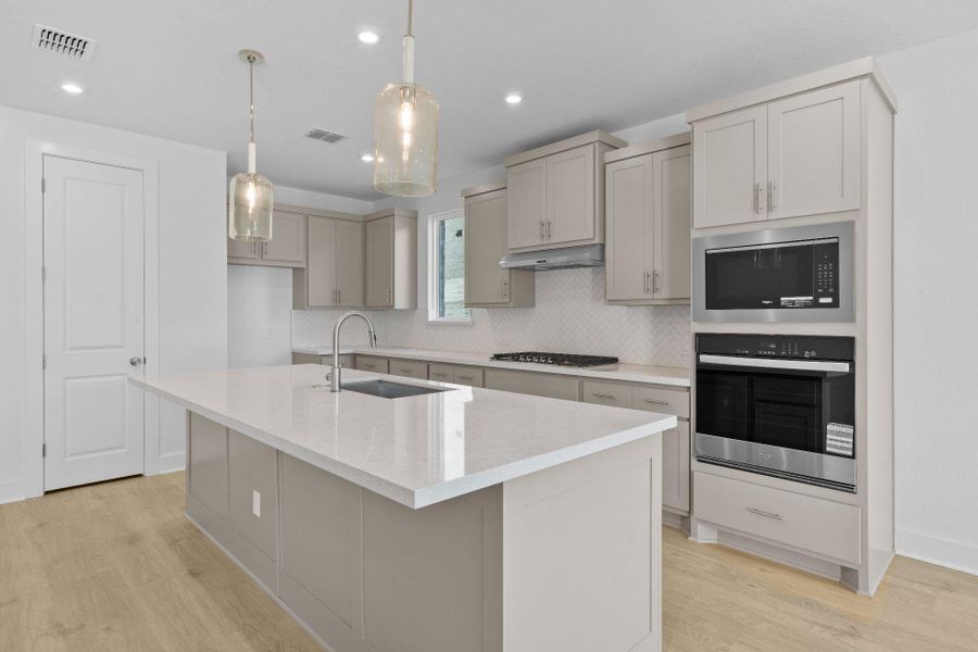 Center Island in Kitchen