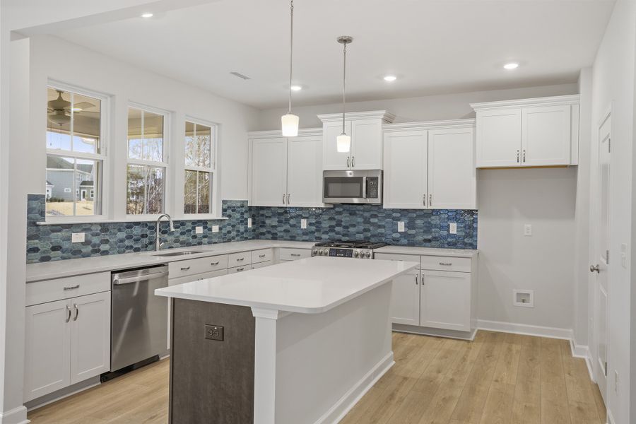 Furnished interior view inside a new home in Sweetbrier, Durham (Image 10).